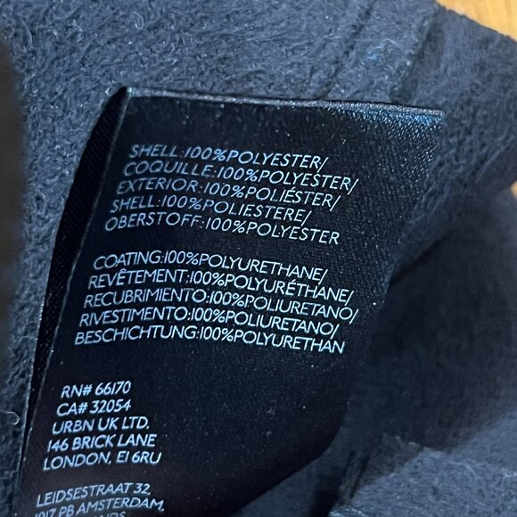 WE THE FREE UPTOWN BLACK VEGAN LEATHER HIGH RISE SLIM FLARE PANTS TROUSERS EUC 4 - Picture 14 of 14